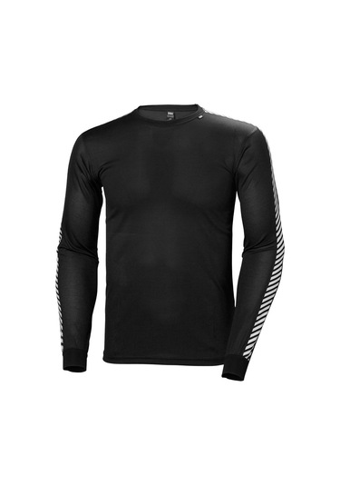 Helly Hansen HH Lifa Stripe Crew Erkek Termal Üst İçlik Siyah