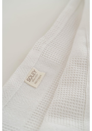 Soley Serenity %100 Pamuk 220 X 240 Cm Battal Boy Pike Beyaz