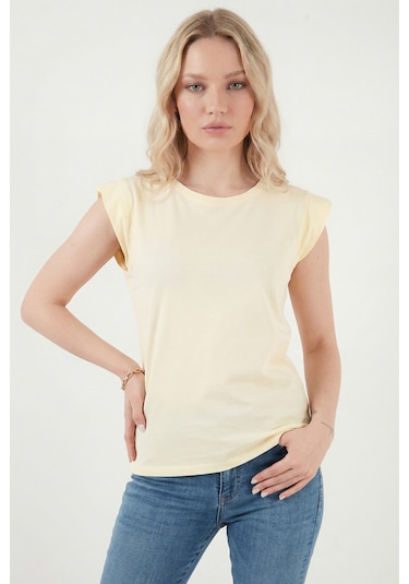 Lela Bayan T Shirt 5864019 Sarı Sari