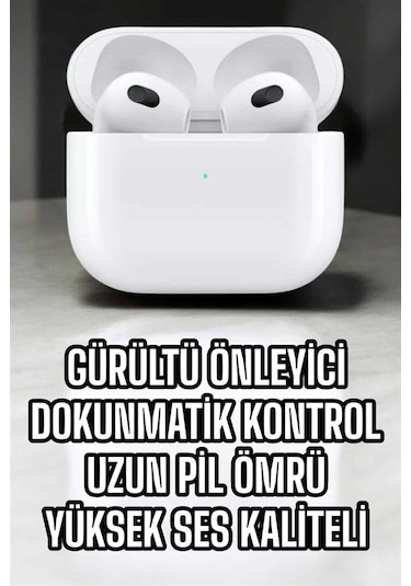 Bluetooth Kulaklık 3.nesil Kablosuz Uzun Pil Ömrü Dokunmatik Kontrol