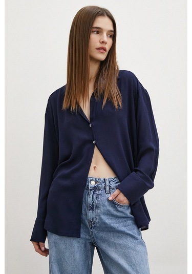 Viskon Basic Gömlek Lacivert Lacivert