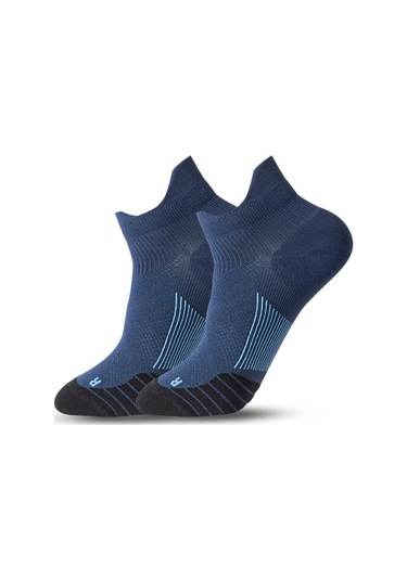 Lacivert Erkekler Ve Kadınlar İçin Terry Çorap Kısa Tüp Maraton Koşu Çorapları Hızlı Kuru Giyilebilir Koşu Spor Çorapları Lacivert