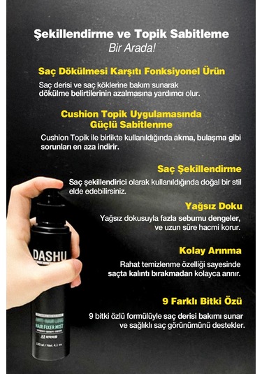 Dashu Mist Daily hair Loss Hair Fixer Mist 120 ML