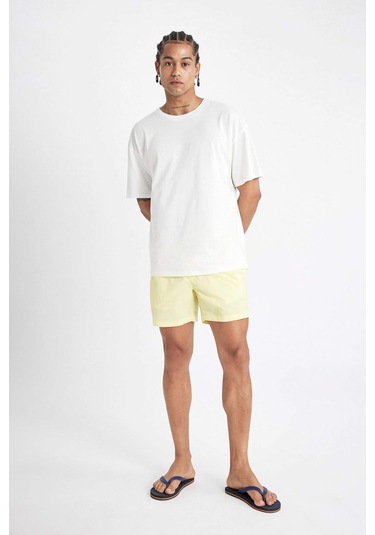 DeFacto Kısa Boy Deniz Şortu B7227AX24HSYL236