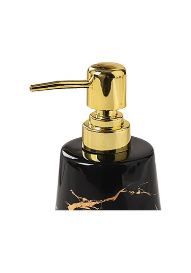 Suntek Banyo Otel Tezgahı Siyah Için Sabunluk Boş Banyo Sıvı Kabı Siyah