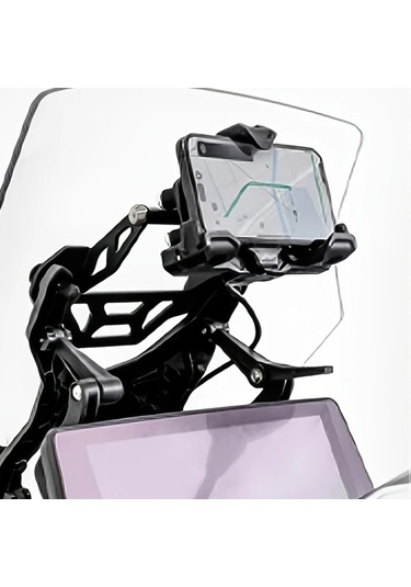 Xuweiwei Bmw C400x Motorcycle Black 12mm Gps Navigasyon Braketi Akıllı Telefon Kamera Tutucu