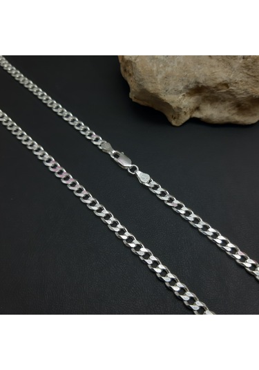 925 Ayar Gümüş Gurmet Model Kolye 4.5 Mm Gümüş