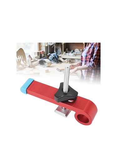 Ximistore9 Alüminyum T-track Ahşap Presi - Hızlı Konumlandırma, Çeşitli Açılarla Basma, Ahşap İşçilik İçin Pratik Takım