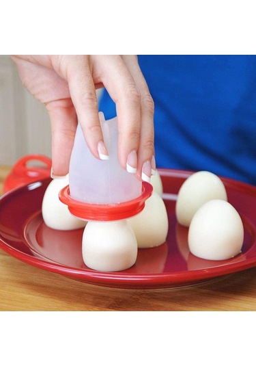 Yeni Egglettes Yumurta Pişirici Bardak Haşlanmış Kabuk Silikon Eggies Kalıp Yapıcı Alet Mutfak Aletleri İçin Arı Diğer