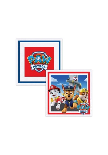 Paw Patrol Refresh Lisanslı Kağıt Peçete 33x33cm 16 Ad Çok Renkli