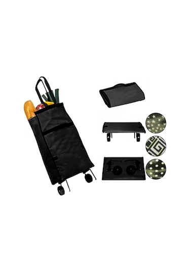 Portatif Katlanabilir Pazar Arabası 75x35 5332