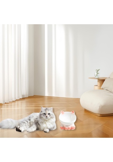 Homyl Kedi Mama Kasesi Minimalist Köpek Maması Ve Su Için