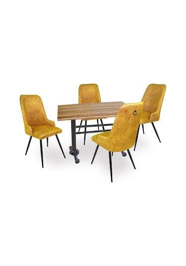 Beymobilya Çipa Werzalit-Çırağan Mutfak Masa Takımı Bej