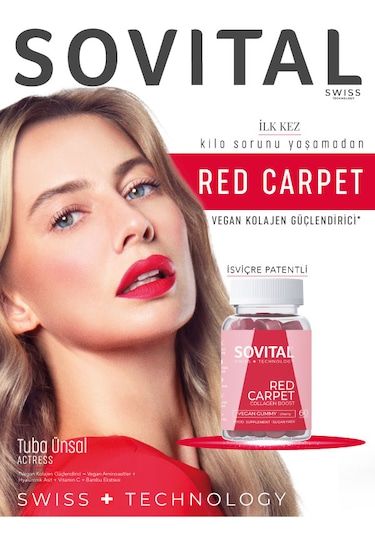 SOVITAL RED CARPET COLLAGEN 60 VEGAN GUMMY