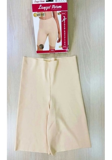 Lazer Kesim Paçalı Korse 7000 Ten Bej