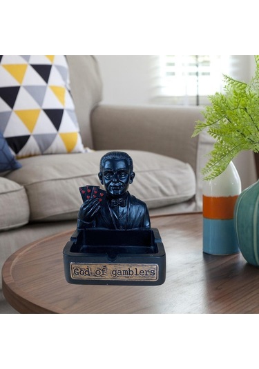 Homyl Kumarbazlar Küllük Puro Sigara Kül Tablası Siyah