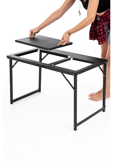 Temoutdoor Smart Table M Akıllı Kamp Masası Siyah