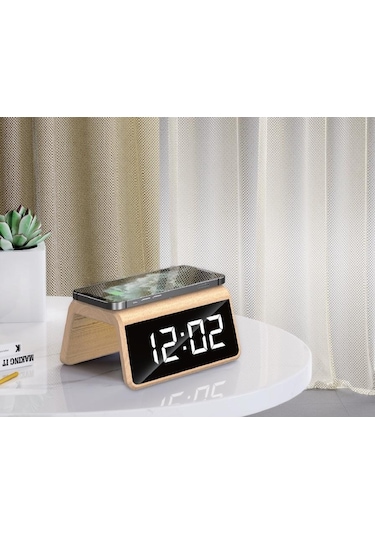 Sunowl So700 Saat,led Işık,15w Kablosuz Hzılı Şarj