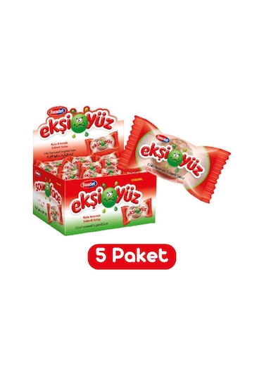 Saadet Ekşiyüz 3.5 Gr x 100 Adet Kola Aromalı Sakız 5 Paket