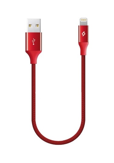 Ttec Alumicable Mini 30 Cm Lightning Şarj Kablo Kırmızı - 2Dk28K (434413003)