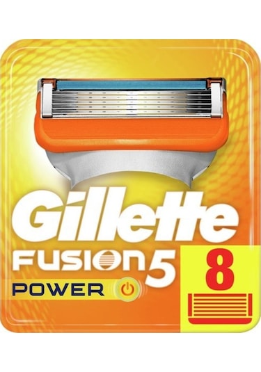 Gillette Fusion 5 Power 8'li Yedek Tıraş Bıçağı
