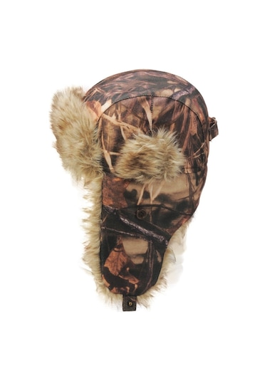 Remixon Fur Cap Sazlık Desenli Kalpak (521918052) Çok Renkli