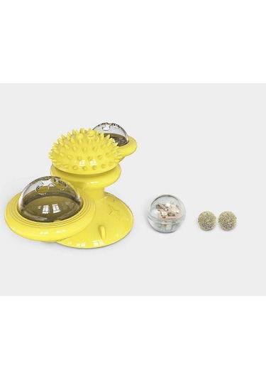 Pet Life 'windmill' Dönen Vakumlu Dönen Kedi Oyuncağı S338