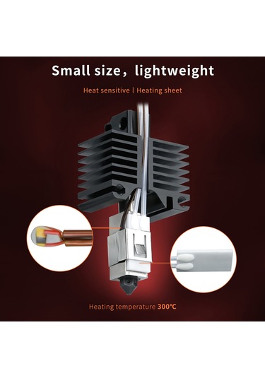 Kangvka Bambu Lab X1/p1p İçin Alüminyum-hardened Çelik Nozzle, 300 C Isıtma, 0.4mm Ekstruder Upgrade Seti