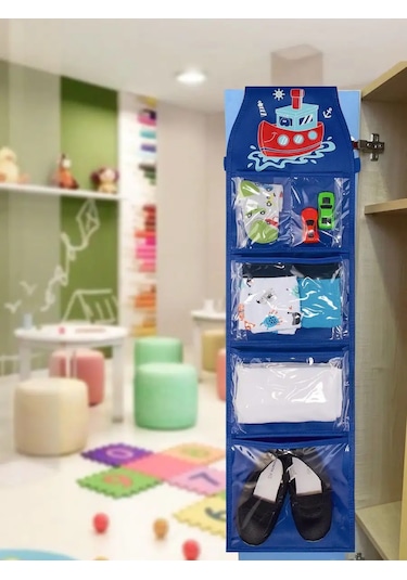 Okkey Anaokulu İçin Dolaplarda Cepler 161512277 Mavi