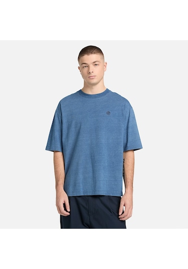 Timberland Indigo Tee Erkek T-shirt-32263 Mavi
