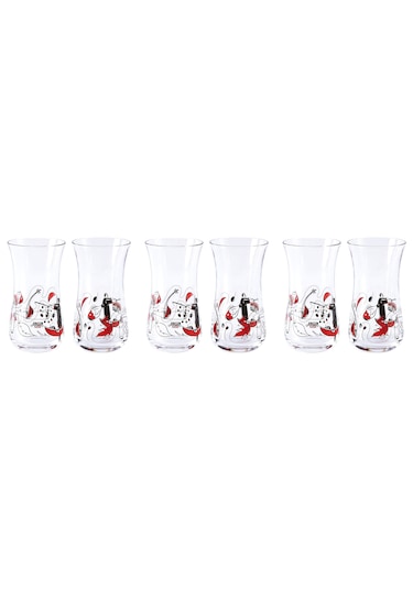 Anason İşleri Erkenci İnce Belli Rakı Kadehi 6'lı Set
