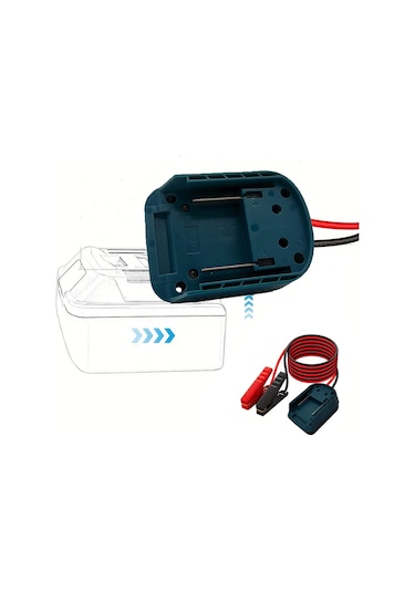 Youtek Makita Akülü Araç Starter Kablosu - 18v 12awg 1.75m, Abs+bronz, Araç Acil Başlatıcı, Dış Aktivite Enerji Kaynağı