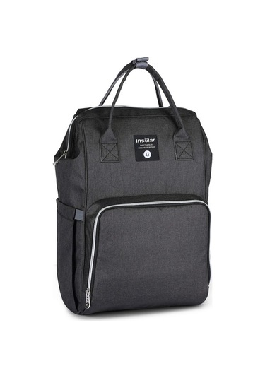 Novahub Moveevo Su Geçirmez Polyester Bebek Bezi Çantası - Kıyafetler Koruması Siyah