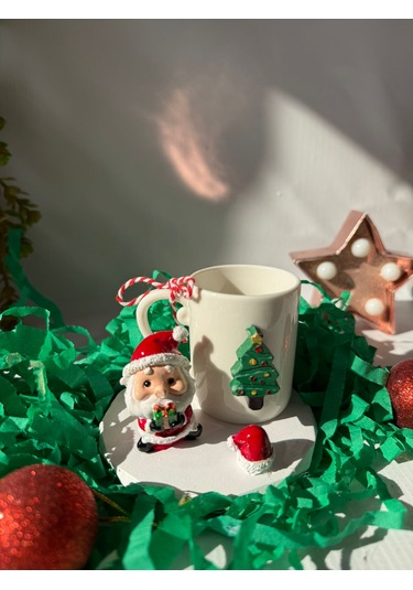 Yılbaşı Fincan Seti El Yapım Ürün 0