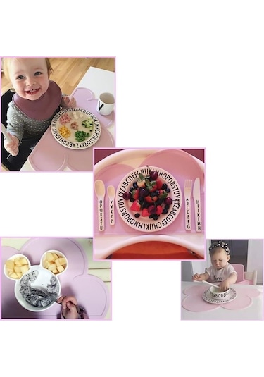 Gri Bulut Şekli Placemat Çocuk Plaka Mat Silikon Masa Pedi Su Geçirmez Isı Yalıtımı Ev Mutfak Pedleri Gri