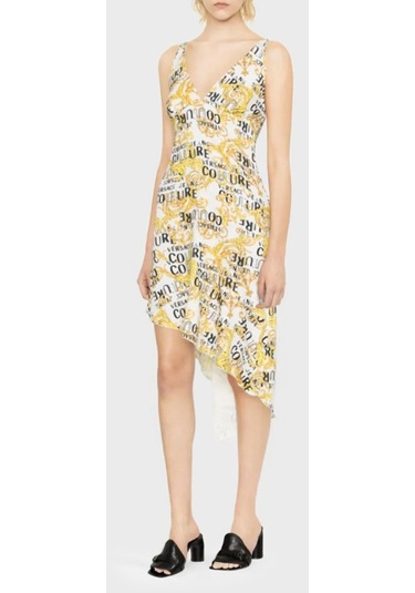 Versace Jeans Couture Bayan Elbise 74hao912 Ns228 G03 Beyaz Versace Jeans Couture Bayan Elbise 74hao912 Ns228 G03 Beyaz