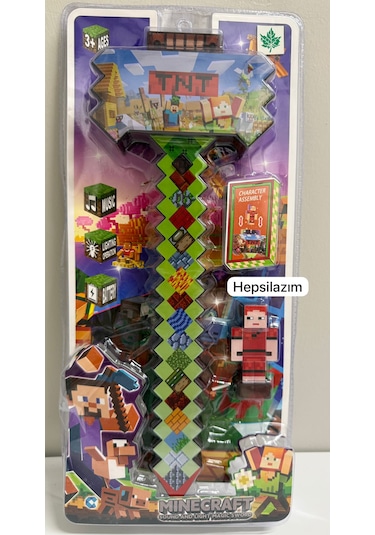 Oyuncak Tnt Çekiç Işıklı Ve Sesli Balyoz 37 17 4 Cm Boyutlarında Minecraft