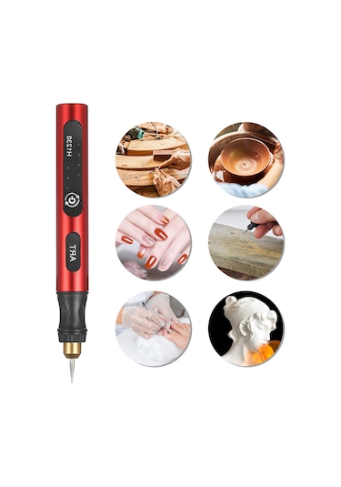 Geeroyoo Kablosuz Mini Döner Alet Seti - 3 Hızlı, Usb Şarjlı, 4 Taşlama Ucu İle Çok Amaçlı Dıy El Aleti