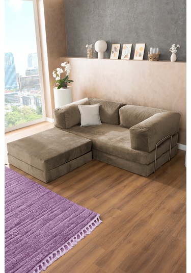 Argimo Godila Yatak Köşe Koltuk Bej