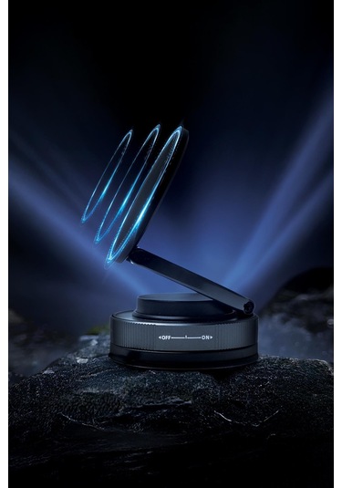 Powerway Tt77 Manyetik Araç İçi Telefon Tutucu Katlanabilir 360 Siyah