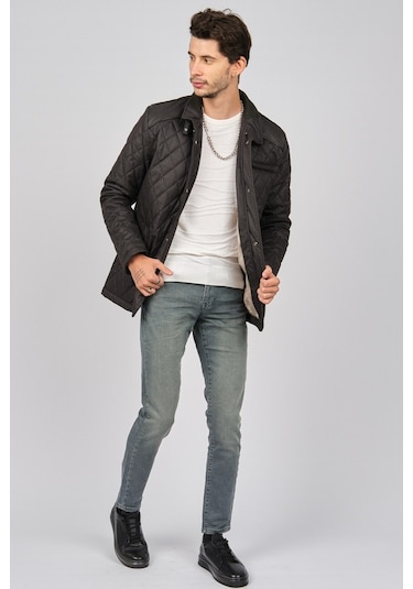 Daynax Erkek Içi Kürklü Kapitone Kaban 4926000 Kahverengi-Kahverengi