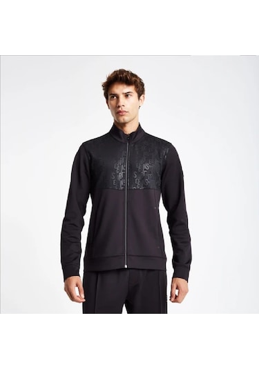 Lescon Erkek Fermuarlı Sweatshirt 24n-1135 24ntel001135 Siyah