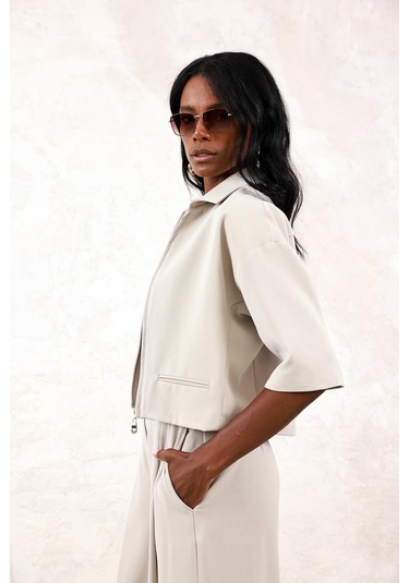 Taş Gabardin Ceket 130983 Taş