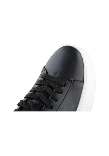 Lufian Adel Unisex Hakiki Deri Günlük Ayakkabı Siyah Siyah