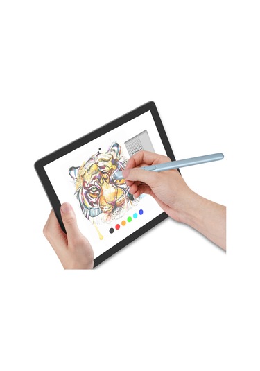Samsung Galaxy Uyumlu Tab S6 Lite P610 / P615 Stylus Kalem İçin Bluetooth'suz Bebek Mavisi