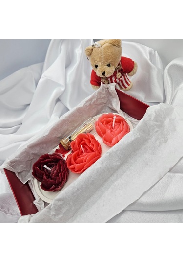 Love Box-3lü Soya Wax Mum Hediye Kutusu