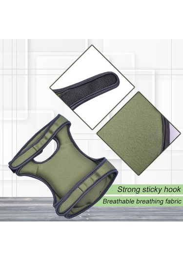 Eva Bahçe Dizlik Yüksek Yoğunluklu Koruma Diz Çökme Yastığı Siyah