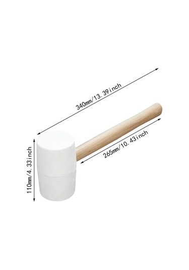 Pazly Yapı Tokmak Suntek Kauçuk Dekor Çekiç Başlığı 810-gr Dv