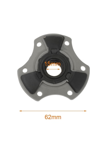 Homyl Trekking Direği Kar Sepeti 15mm Vidalı Gri Gri