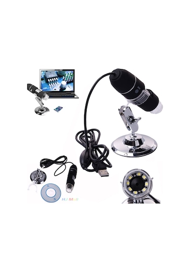 Brons 1000x Usb Hd Cmos 8 Led Dijital Mikroskop